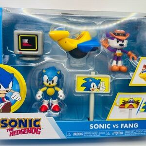 Sonic the Hedgehog  2.5" SUPER STARS SET Fang Marvelous Queen Jakks~ NEW in BOX